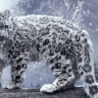 Snow leopard PC wallpaper