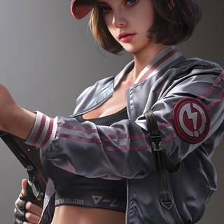 PUBG winter girl wallpaper