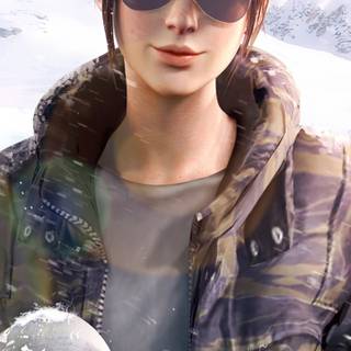 PUBG winter girl wallpaper