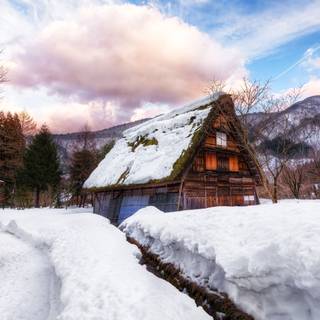 4k winter warm wallpaper