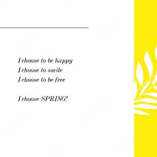 Positive quotes spring computer wallpaper