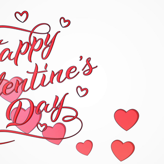 Cute white Valentines wallpaper