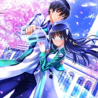 High school anime girls 4k wallpaper