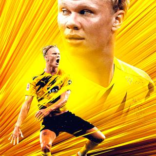 Haaland phone wallpaper