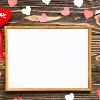 Valentines frame wallpaper