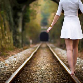 Spring walk wallpaper