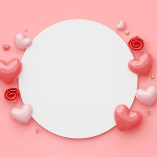 Valentines frame wallpaper