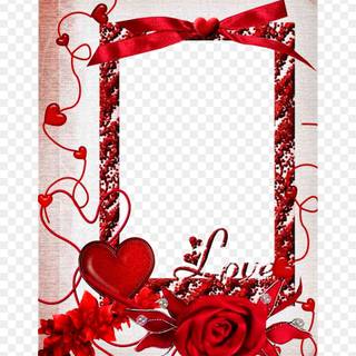 Valentines frame wallpaper