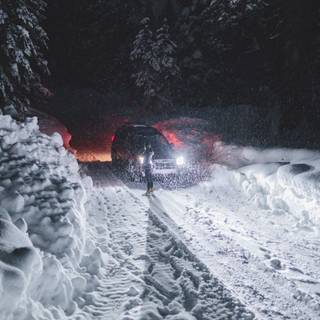 Winter off road wallpaper