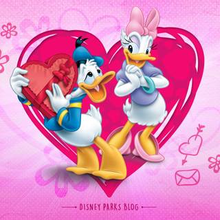 Disney Valentines Day laptop wallpaper