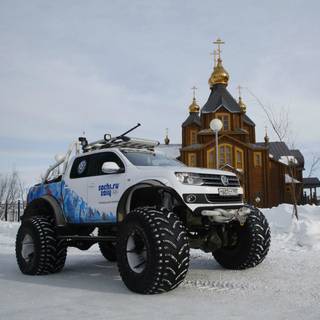 Winter off road wallpaper