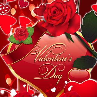 Valentines frame wallpaper