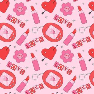 Y2K Valentine’s Day wallpaper