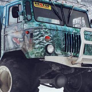 Winter off road wallpaper