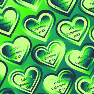 Green Valentines wallpaper