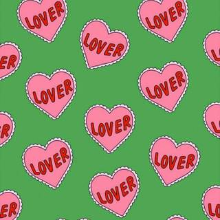 Green Valentines wallpaper