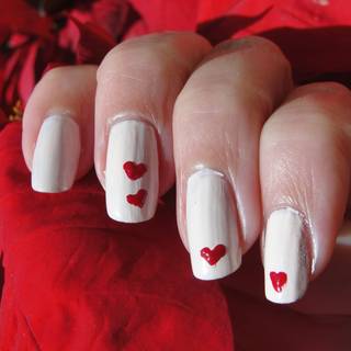 Valentine nails wallpaper