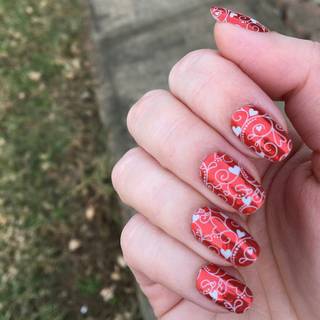 Valentine nails wallpaper