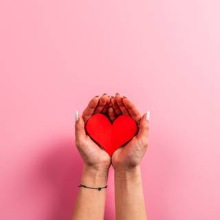 Valentine nails wallpaper