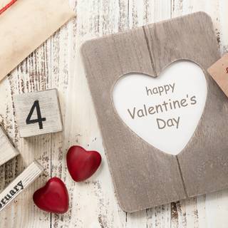 Valentines frame wallpaper