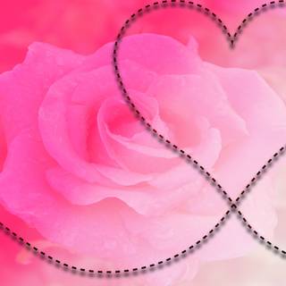 Valentines frame wallpaper