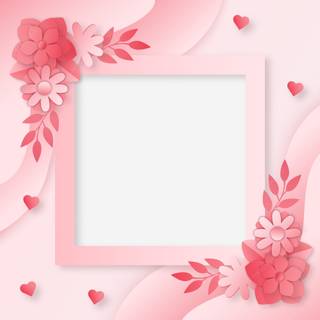 Valentines frame wallpaper