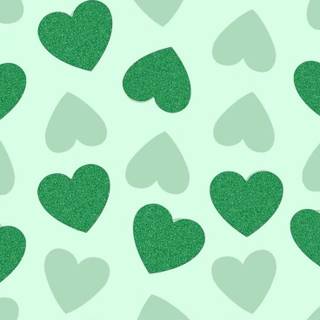 Green Valentines wallpaper