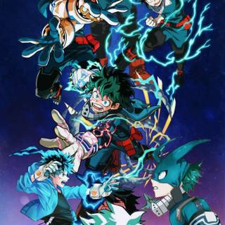 Deku drawing wallpaper