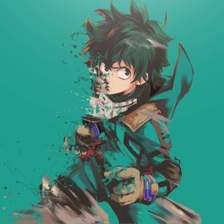 Deku drawing wallpaper