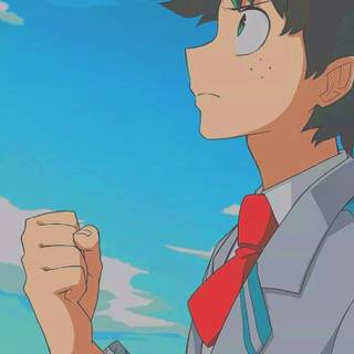 Deku drawing wallpaper