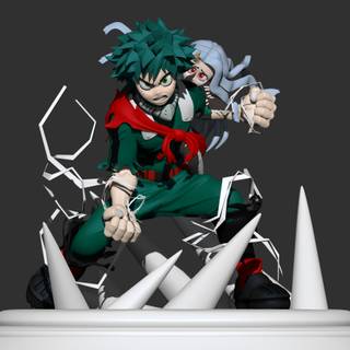 Deku drawing wallpaper