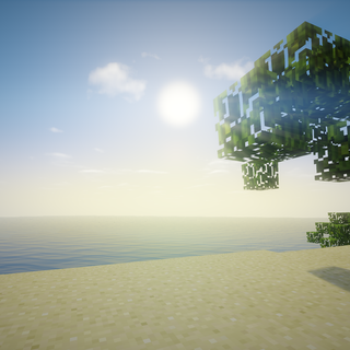 Minecraft tree wallpaper