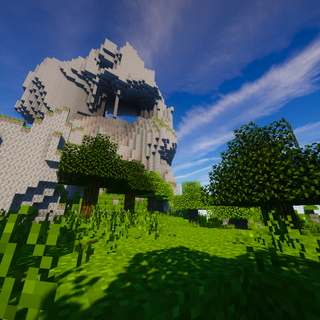 Minecraft tree wallpaper