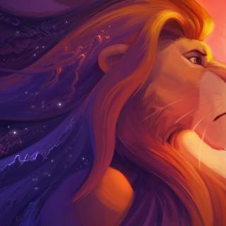 Lion King cartoon wallpaper