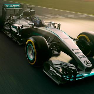 Mercedes F1 iPhone wallpaper