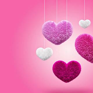 Valentines Day house wallpaper