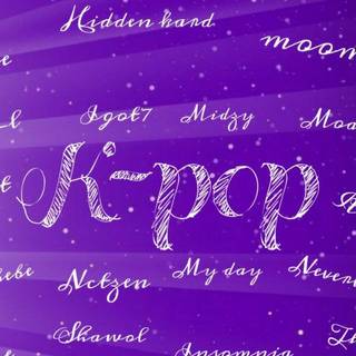 Purple Kpop wallpaper