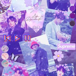 Purple Kpop wallpaper