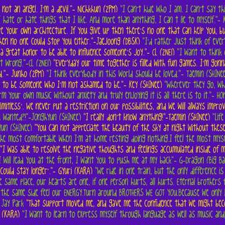 Purple Kpop wallpaper