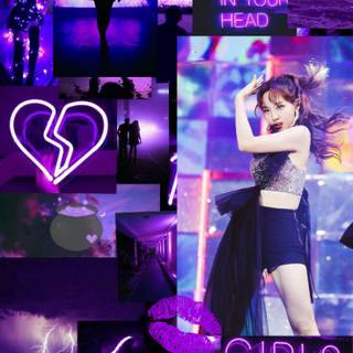 Purple Kpop wallpaper