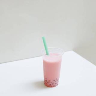Strawberry milk tea wallpaper