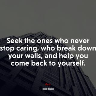 Stop caring wallpaper