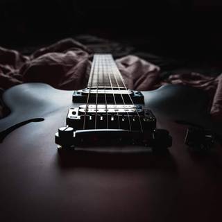 Hollow body guitar wallpaper