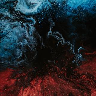 Red and blue abstract wallpaper