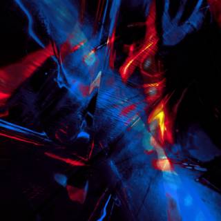 Red and blue abstract wallpaper