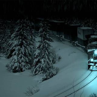 Dark winter PC wallpaper