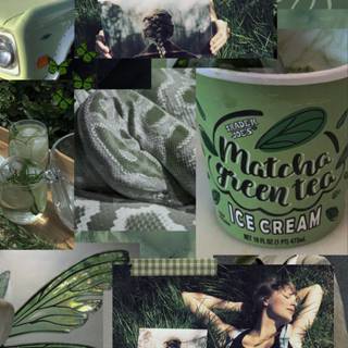 Taylor Swift green wallpaper