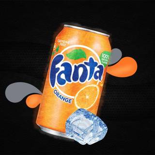 Fanta orange wallpaper