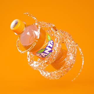 Fanta orange wallpaper