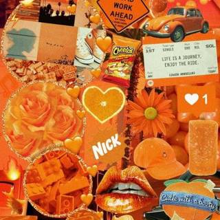 Fanta orange wallpaper